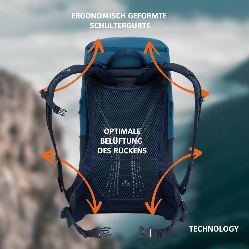 VAUDE Rucksaecke20-29L Jura 24 Einheitsgrösse Baltic Sea, Einheitsgrösse Baltic Sea