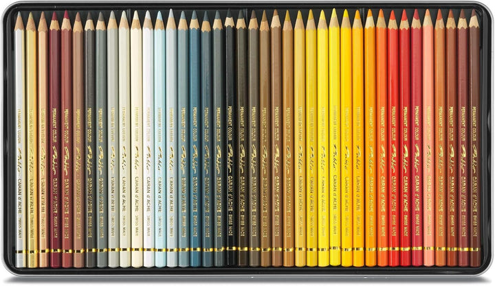 Caran d'Ache Pablo Farbstifte 80 Farben in Metalletui,666.380, Bunt, Bunt