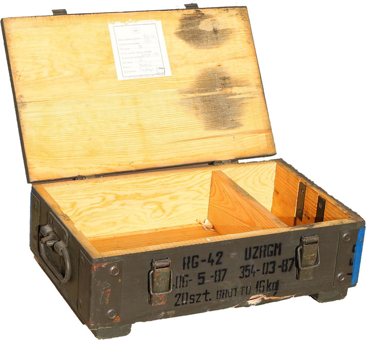 kleine Munititionskiste Box F-1" Transportkiste Werkzeugkiste Aufewahrungsbox Miltärkiste Kiste mit