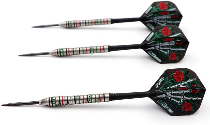 CUESOUL Jazz-Metal 21/23 / 25g Stahlspitze 90% Wolfram Dart Set mit integrierten ROST Flights CSJM-J