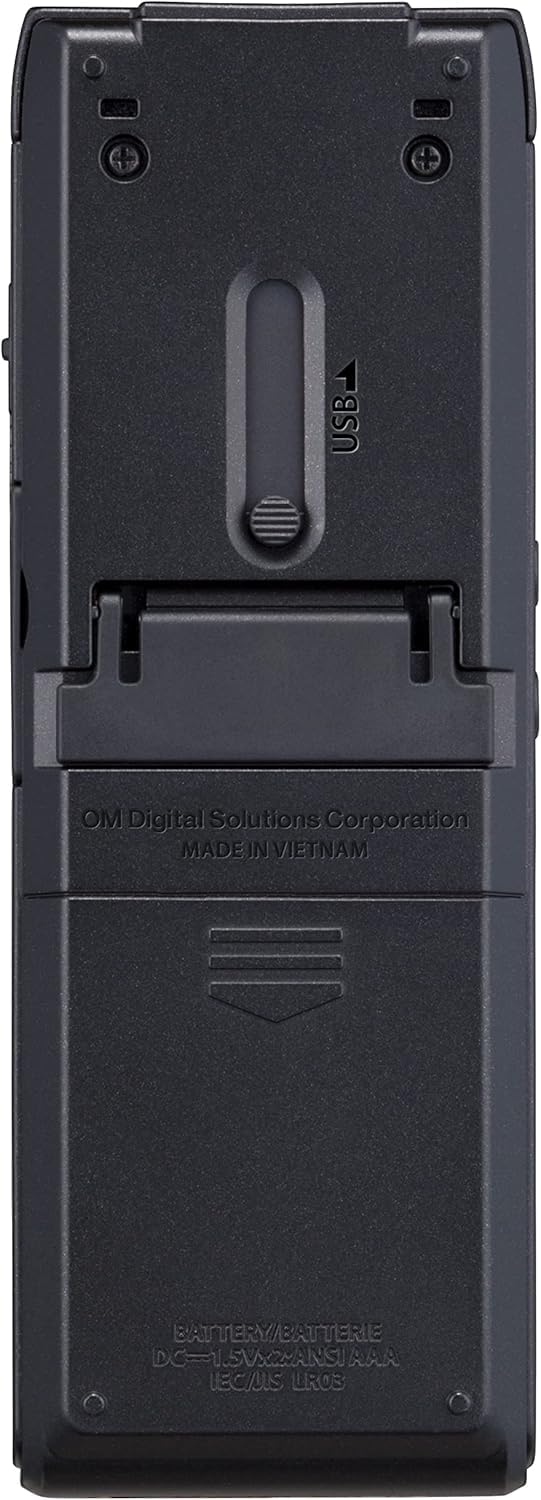 OM SYSTEM WS-882 hochwertiger digitaler Voice Recorder mit Stereomikrofonen, 6 Aufnahmemodi, Direkt-