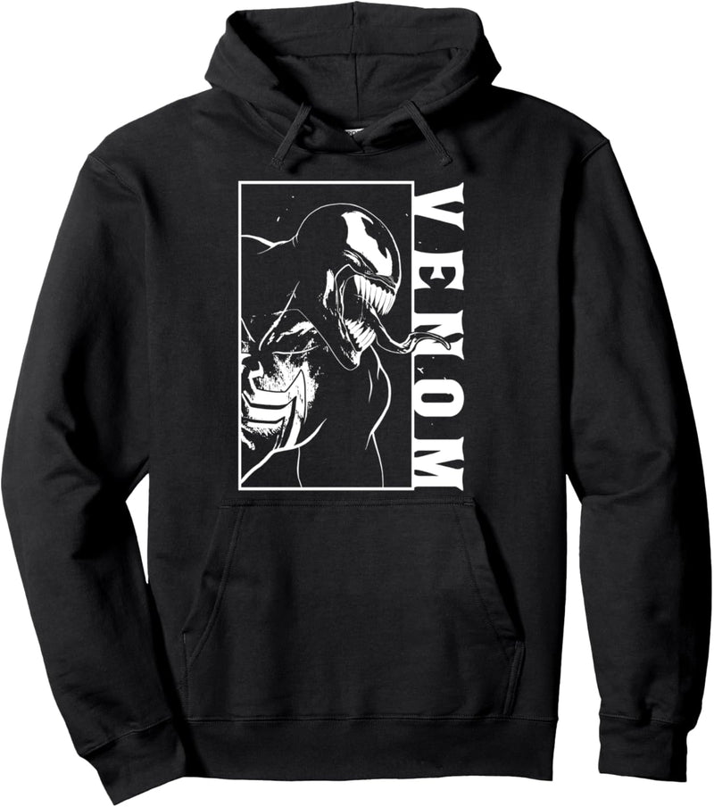 Marvel Venom Side View Tongue Out Pullover Hoodie