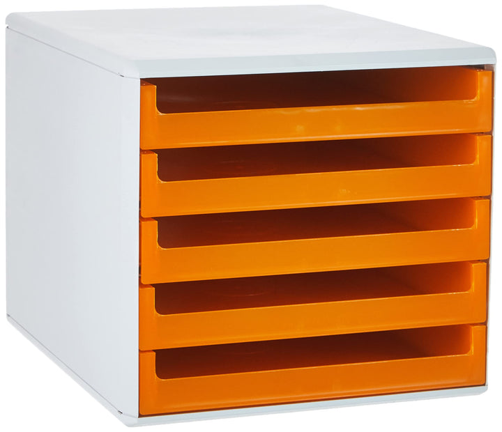 keine Marke 30050913 Schubladenbox orange-transpare