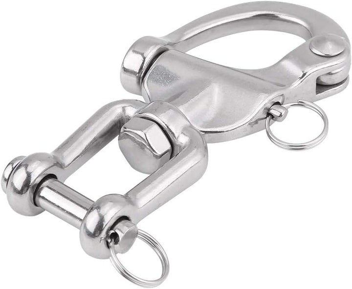 Schnappschäkel Gross Kutsche-Für Schnappschäkel 128Mm - Edelstahl-Wirbelschäkel, 316 Edelstahl-Wirbe