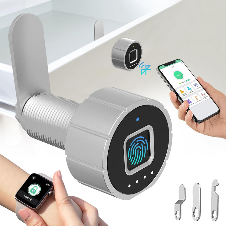 Fingerabdruck Schloss, Eseesmart Briefkastenschloss mit APP Fingerabdruck, Elektronisches Schranksch