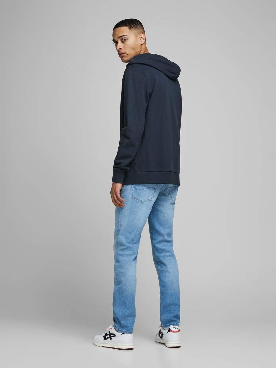 Jack & Jones Hoody Herren mit Kapuze L Blau (Navy Blazer Fit: Reg Fit), L Blau (Navy Blazer Fit: Reg