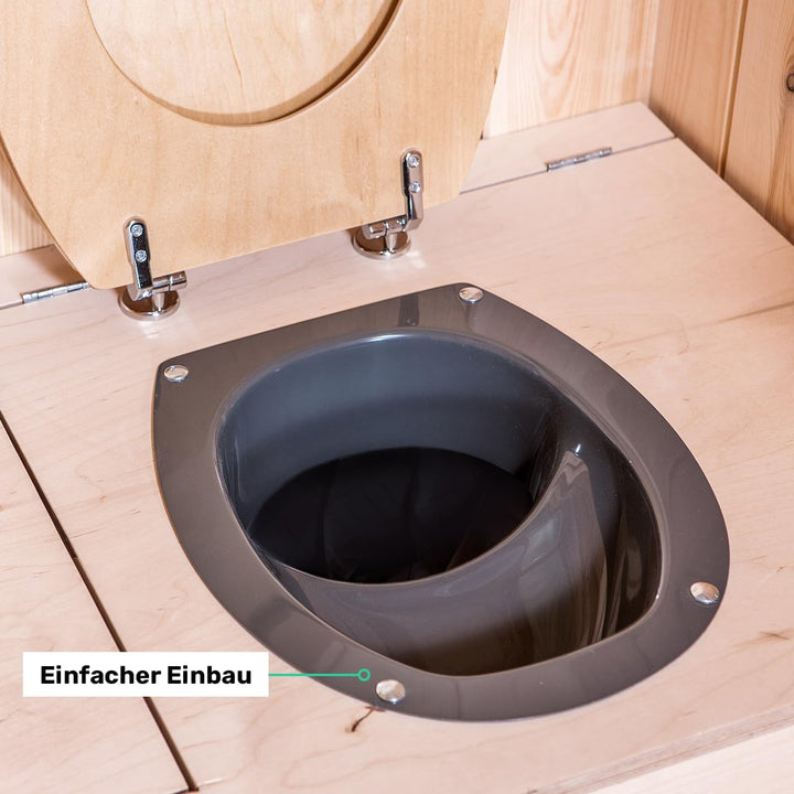 TROBOLO DIY Set – Mit Trenntoiletten Einsatz &amp; Behältern in 3 Grössen – Ideal zum Selbstbau einer Tr