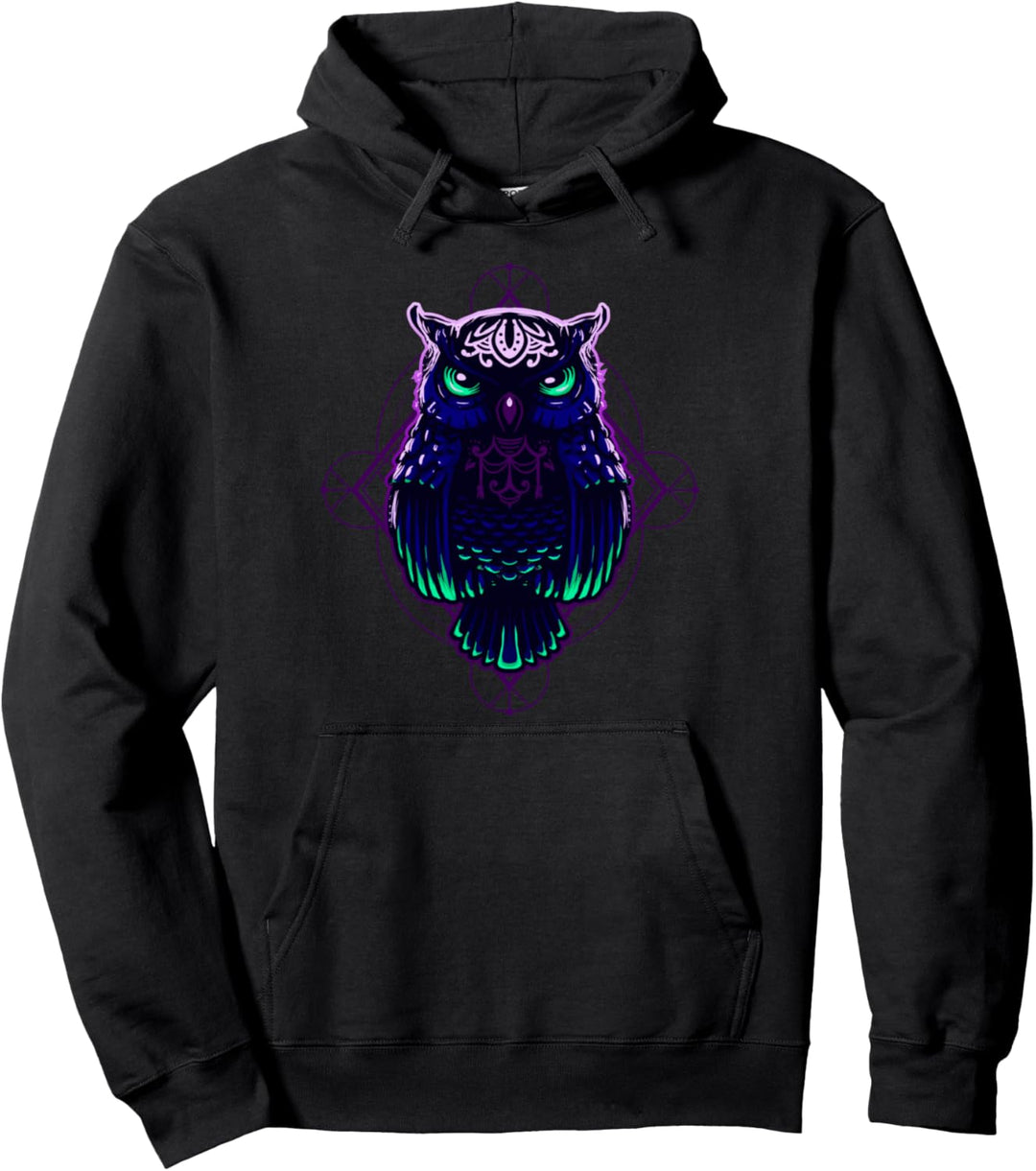 Wütende Eule Pullover Hoodie