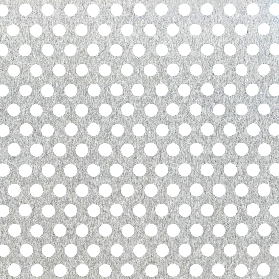 Alberts 496937 Lochblech | runde Lochung | Aluminium, natur | 250 x 500 x 0,8 mm | 3er Set