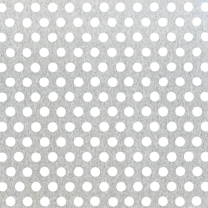 Alberts 496937 Lochblech | runde Lochung | Aluminium, natur | 250 x 500 x 0,8 mm | 3er Set