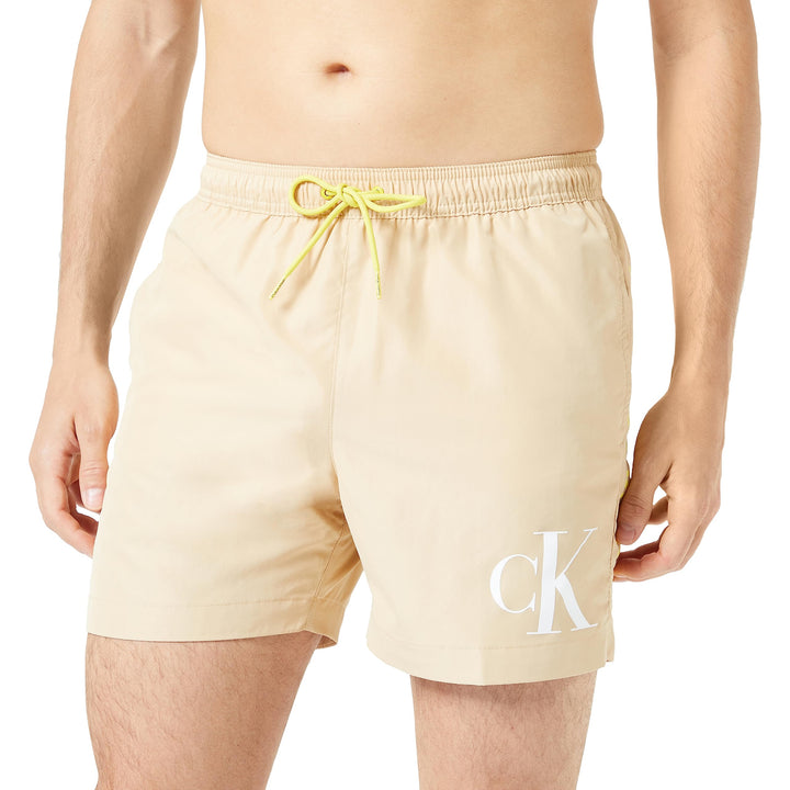 Calvin Klein CK Sea Boxer Swimming Pool Herren Bademode mit aufgedrucktem Logo Artikel KM0KM00794 ME
