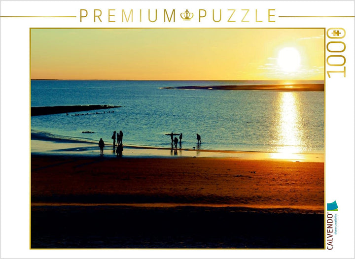 CALVENDO Puzzle Einfach Borkum 1000 Teile Lege-Grösse 64 x 48 cm Foto-Puzzle Bild von Reinhold Herrm