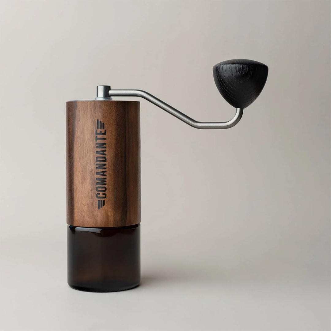 Kaffeemühle C40 MK4 Nitro Blade Liquid Amber/Edelstahl von COMANDANTE, Silber/Braun, Silber/Braun Si