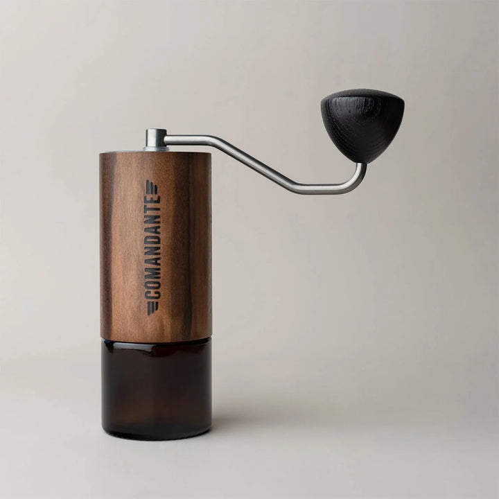 Kaffeemühle C40 MK4 Nitro Blade Liquid Amber/Edelstahl von COMANDANTE, Silber/Braun, Silber/Braun Si