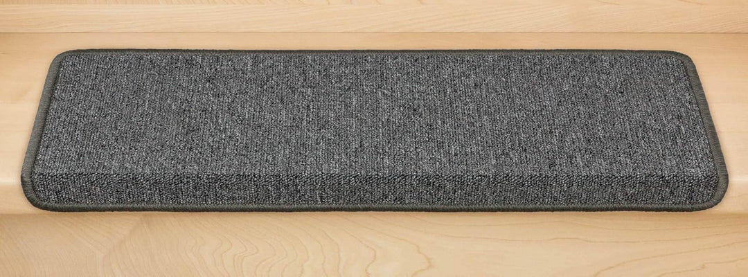 Metzker Stufenmatten Ariston kombinierbar mit Teppich Läufer Dunkelgrau Rechteckig 15er Set Treppens