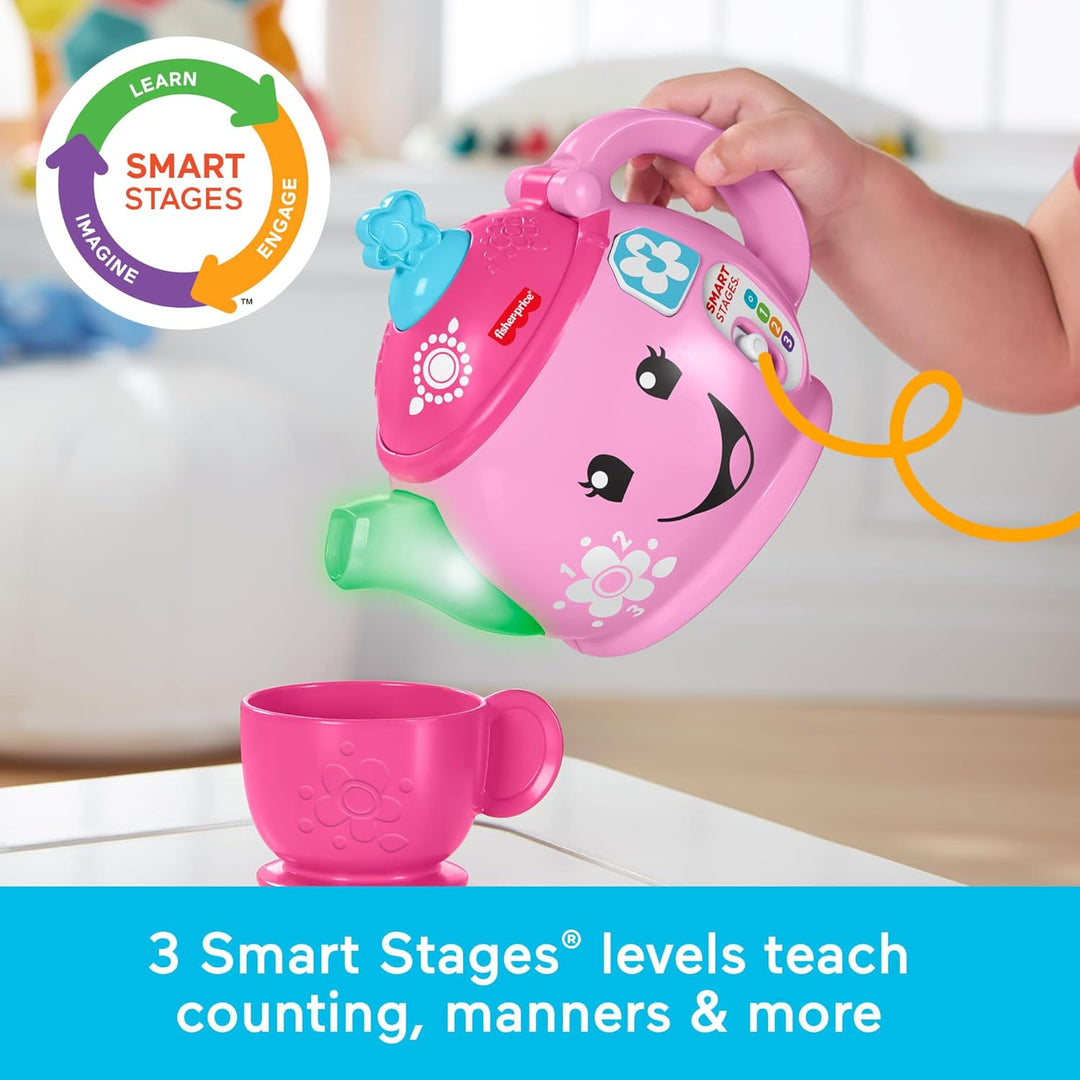 Fisher-Price 900 DYM76 n.a. Laugh and Learn Sweet Manners Tee-Spielset, Mehrfarbig, Set Ohne Batteri