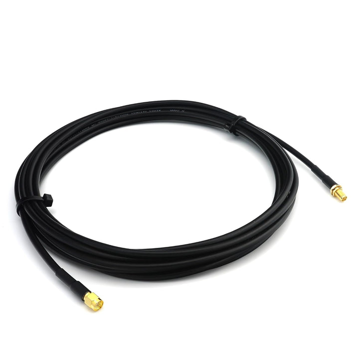 RANGEFUL 7m RP-SMA Stecker auf RP-SMA Buchse RG58 Koaxialkabel — 7 Meter Verlustarmes Antennenkabel