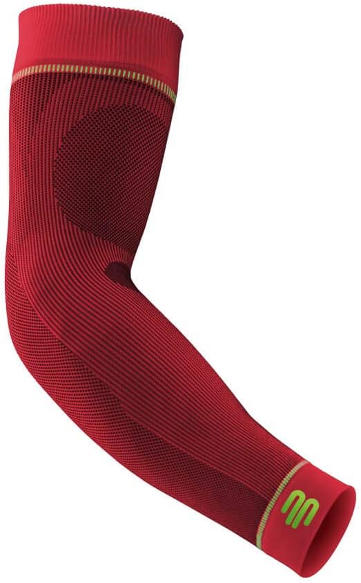 BAUERFEIND Arm Sleeve „Compression Sleeves Arm“, 1 Paar Armlinge, Armstulpen Rot L Lang, Rot L Lang