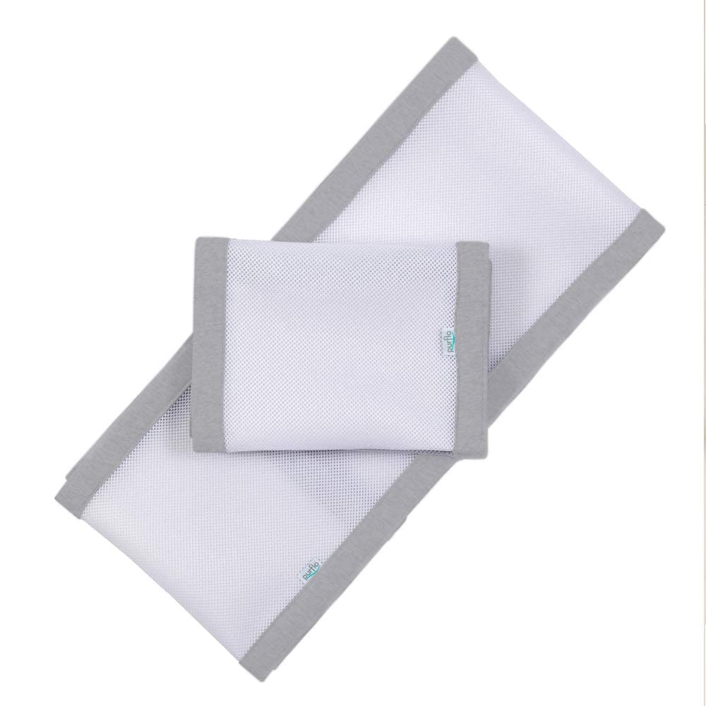 Purflo Atmungsaktive Nestchen,sichere Alternative zu traditionellen Babybettumpern,maschinenwaschbar
