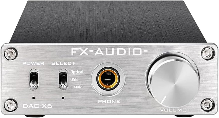 KGUSS FX AUDIO DAC-X6 Mini HiFi 2.0 Digital Audio Decoder DAC Eingang USB/Koaxial/Optischer Ausgang