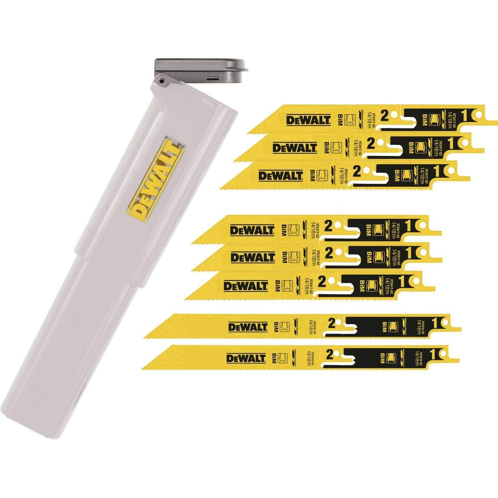 DeWalt DT2446-QZ Saebelsaegeblatt-Set 8-tlg, 6x 152 mm / 2x 230 mm, 6 Stück, 6x 152 mm / 2x 230 mm