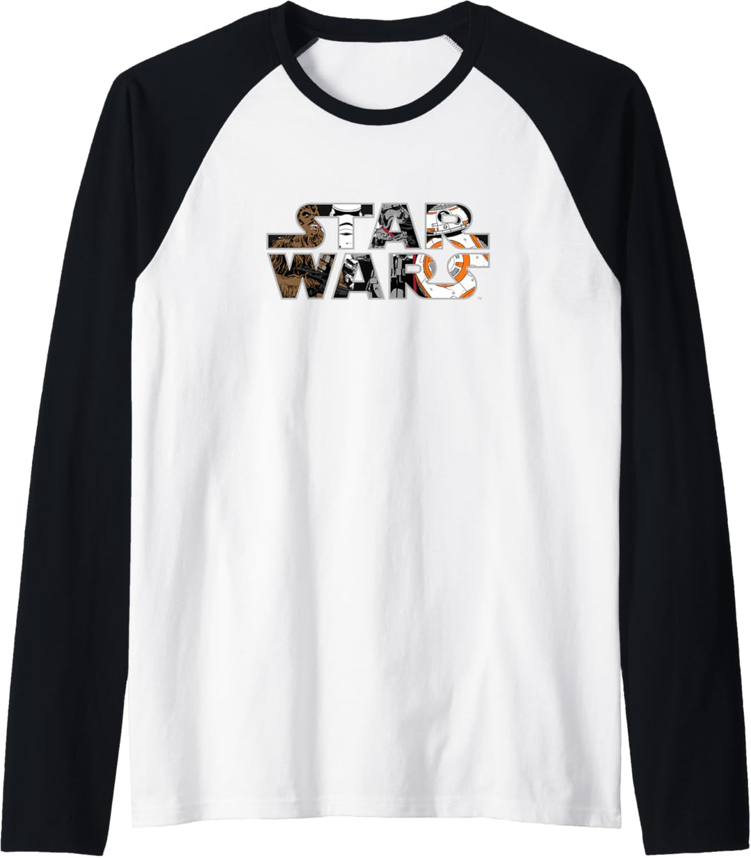 Star Wars Logo Characters Raglan