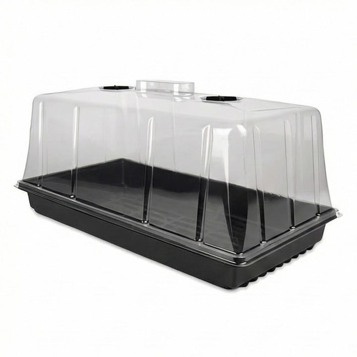 GrowPRO High Dome Zimmergewächshaus, 54x27x25 cm - Anzuchthaus mit verschliessbaren Belüftungslöchen