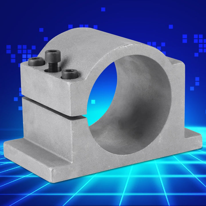 CNC Fräse Spindelaufnahme Spindelhalter, 80 mm Durchmesser CNC Spindelmotor Halterung aus Aluminium