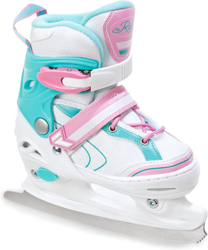 RAVEN 4in1 Inline Skates Triskates Rollschuhe Schlittschuhe Inliner für Kinder Mädchen verstellbar m