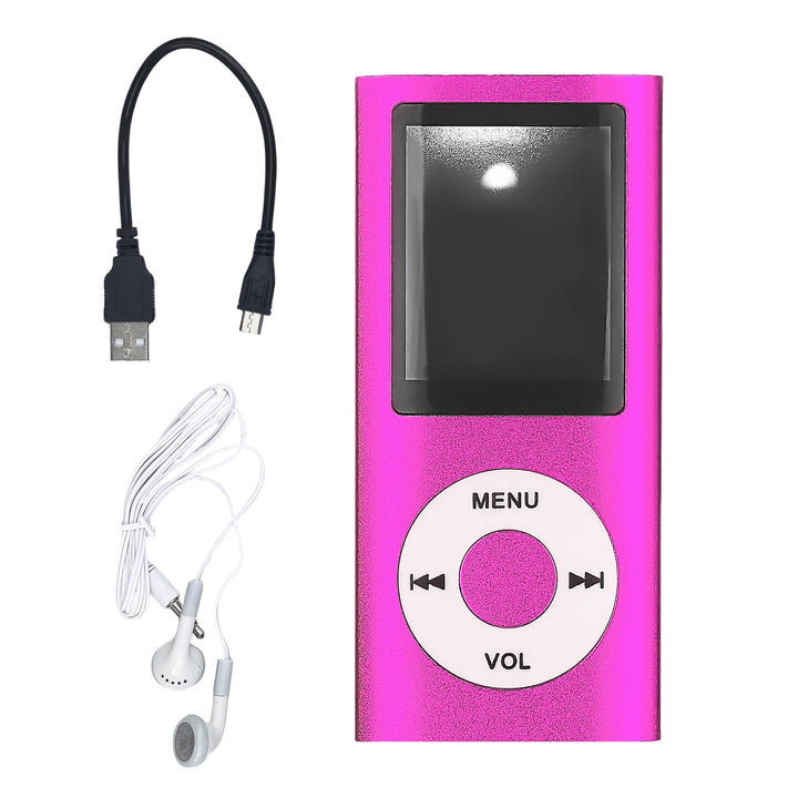MP3-Player/MP4-Player Bluetooth 5.0, 1.8" Tragbarer HiFi-Musikplayer mit Verlustfreiem Sound und Lau