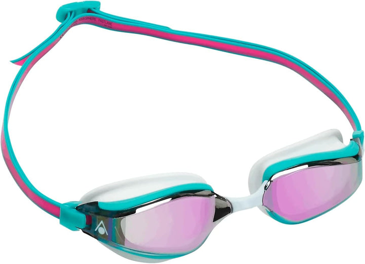 Aqua Sphere Schwimmbrille Marke Modell Schwimmbrille für Erwachsene Fastlane Türkis Erwachsene