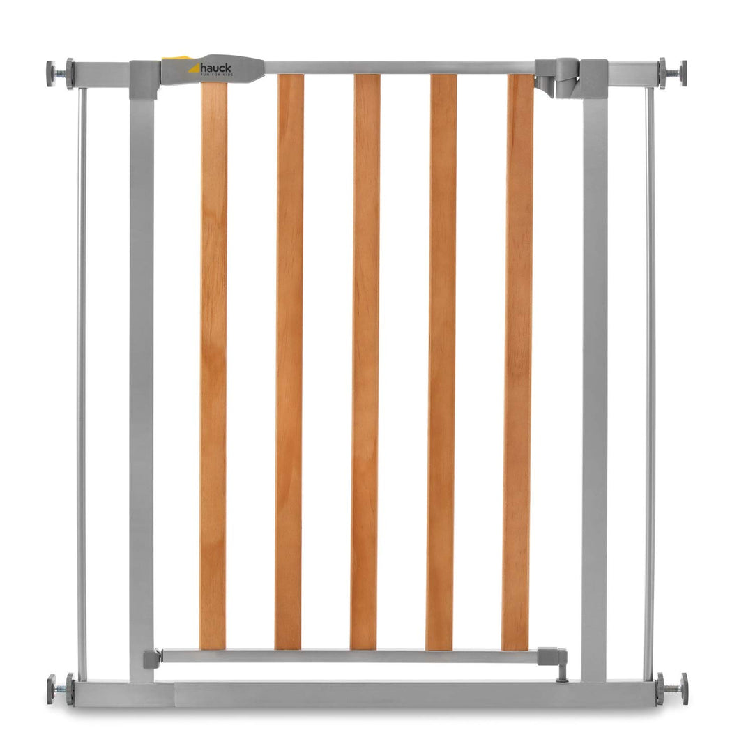 Hauck Türschutzgitter / Treppenschutzgitter für Kinder Wood Lock 2 Safety Gate / ohne Bohren / 75 -