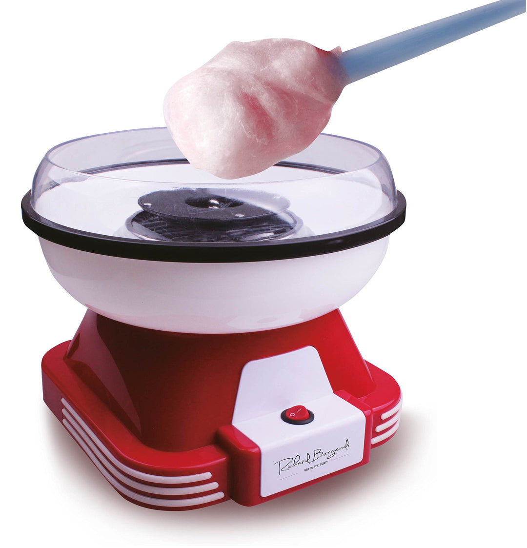 Richard Bergendi Retro Zuckerwatte-Maschine für zuhause | ideal für Kindergeburtstag | 500 Watt | Ro