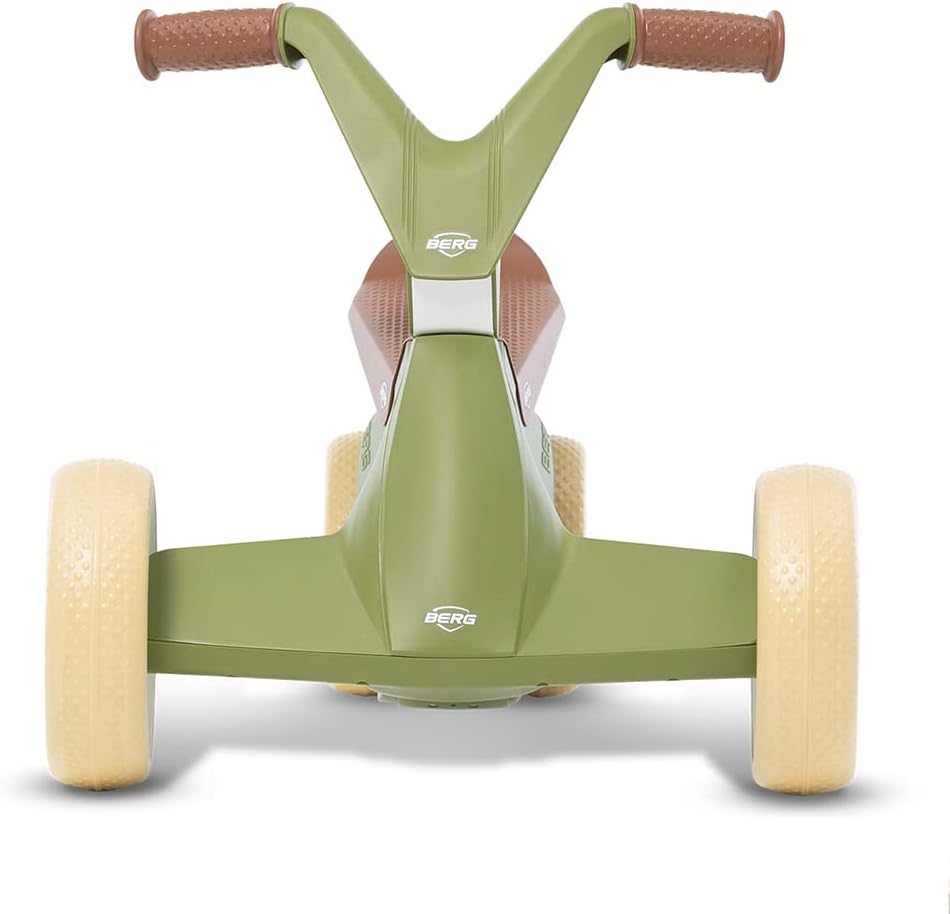 Berg GO² 2in1 Rutschauto Retro Grün | Rutscher und Laufrad, Kinderrutscher, Kinderauto mit Ausklappb