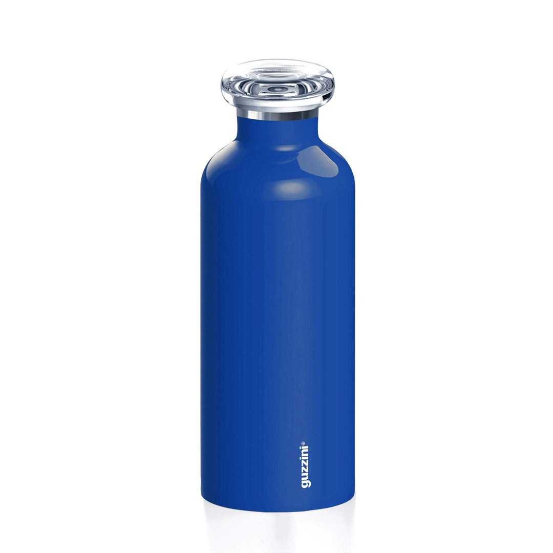 Guzzini - On The Go, ENERGY Thermosflasche, Trinkflasche Edelstahl - Ocker, Ø 7,3x h21,2 cm | 500 cc