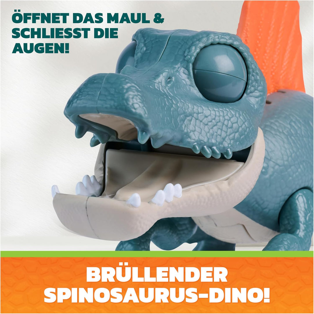 PAW PATROL: Der Dino Film, Roaring Pups, Skye &amp; Spinosaurus Dino-Figur, der durch Bewegung mit reali