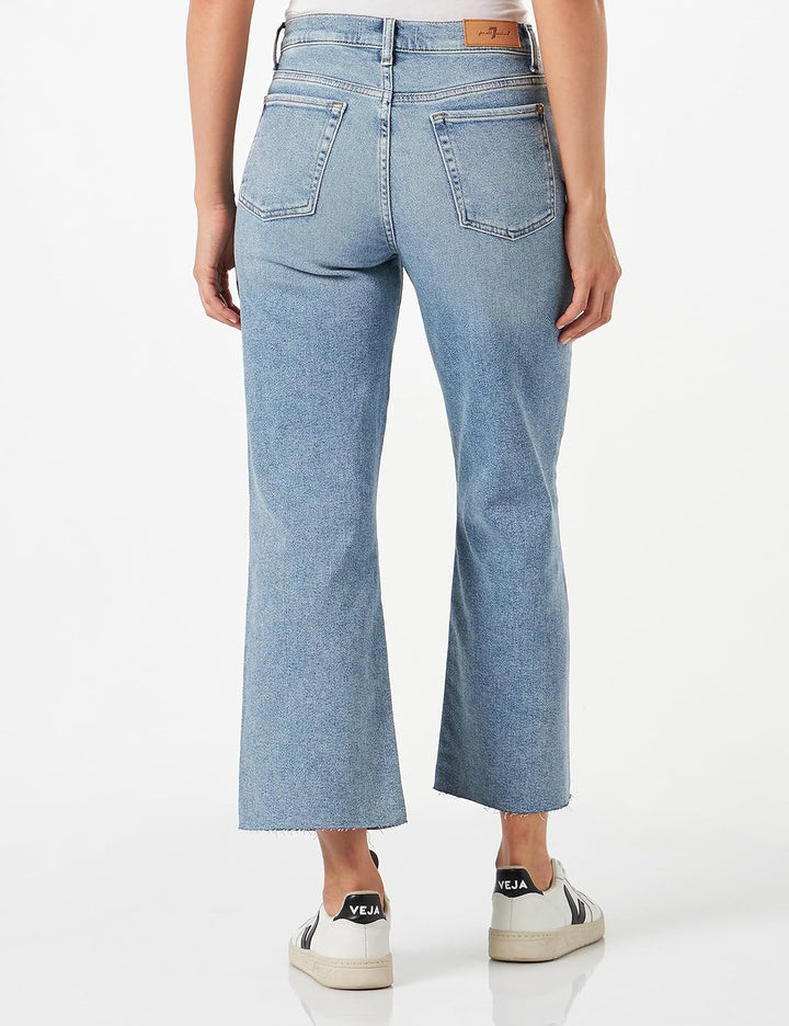7 For All Mankind Damen Jeans 31 Mid Blue, 31 Mid Blue