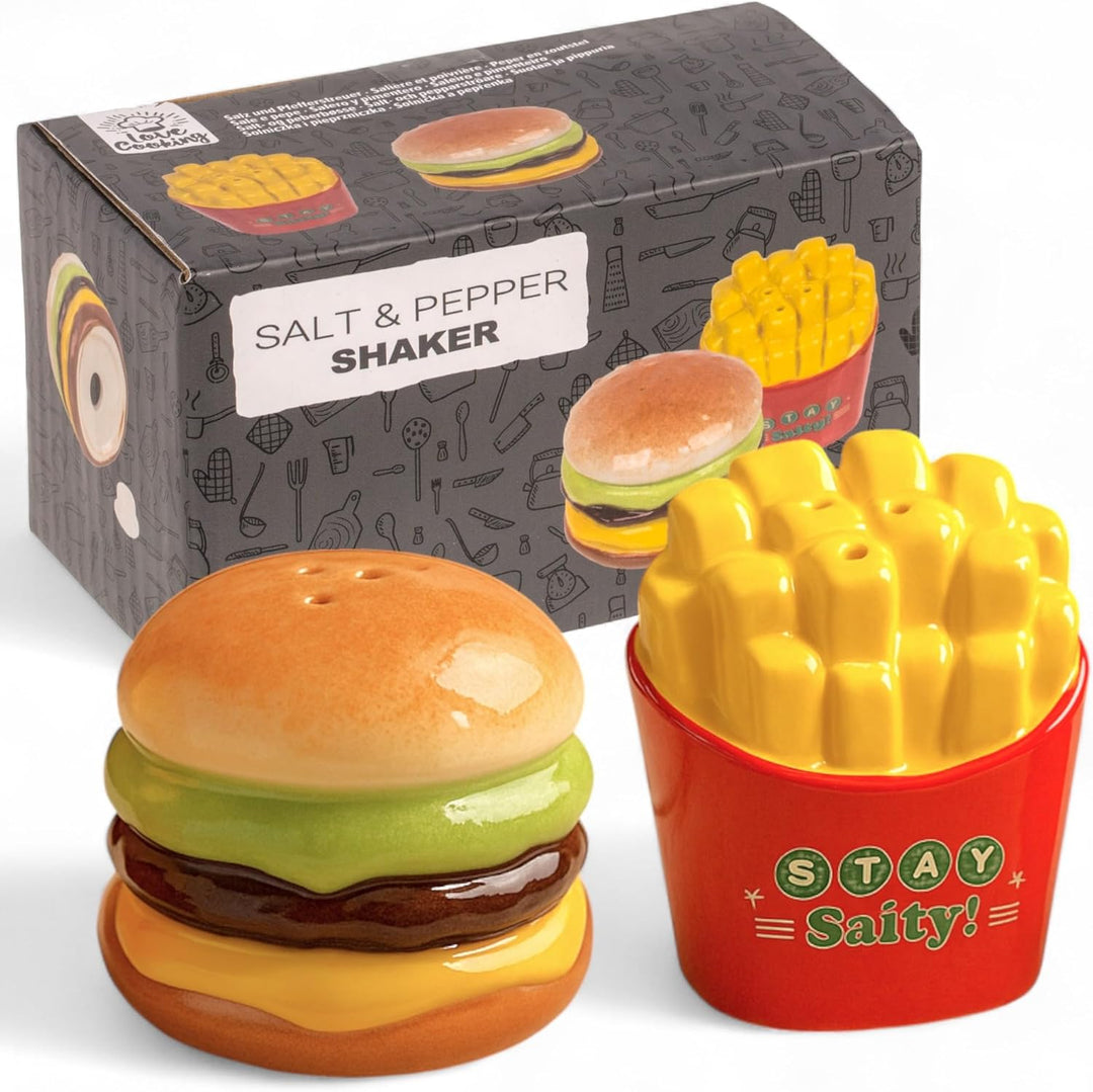 MIJOMA Salz- & Pfefferstreuer Set - Stilvolles Porzellandesign, Lebensmittelecht, Einfach zu Befülle