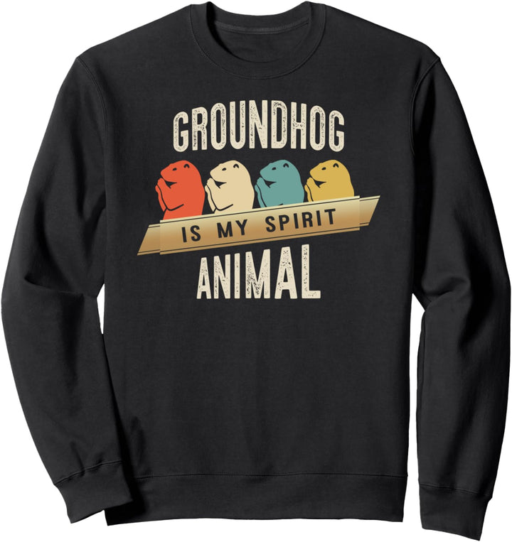 Murmeltier ist Mein Geisttier Sweatshirt