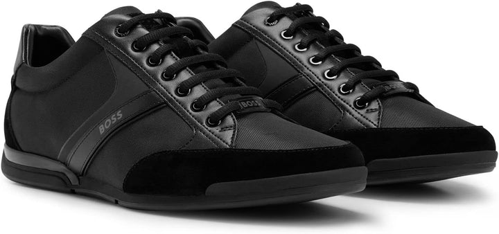 BOSS Herren Saturn Mx A Sneaker, 41 EU 001 Black