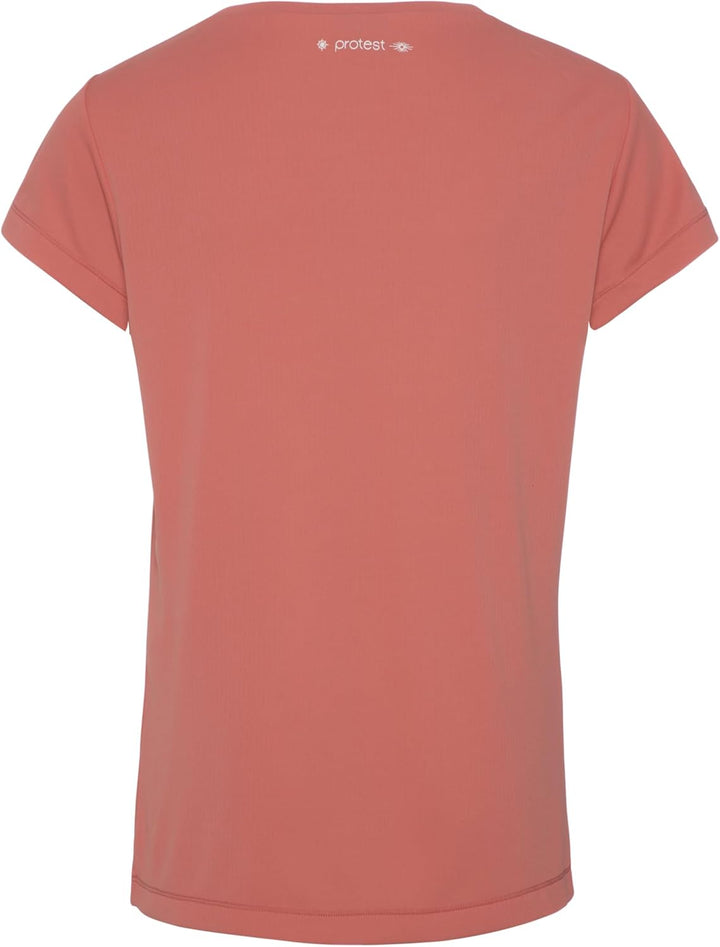 Protest Mädchen Rashguard Short Sleeve PRTAMELIA JR 116 Cottagerust, 116 Cottagerust