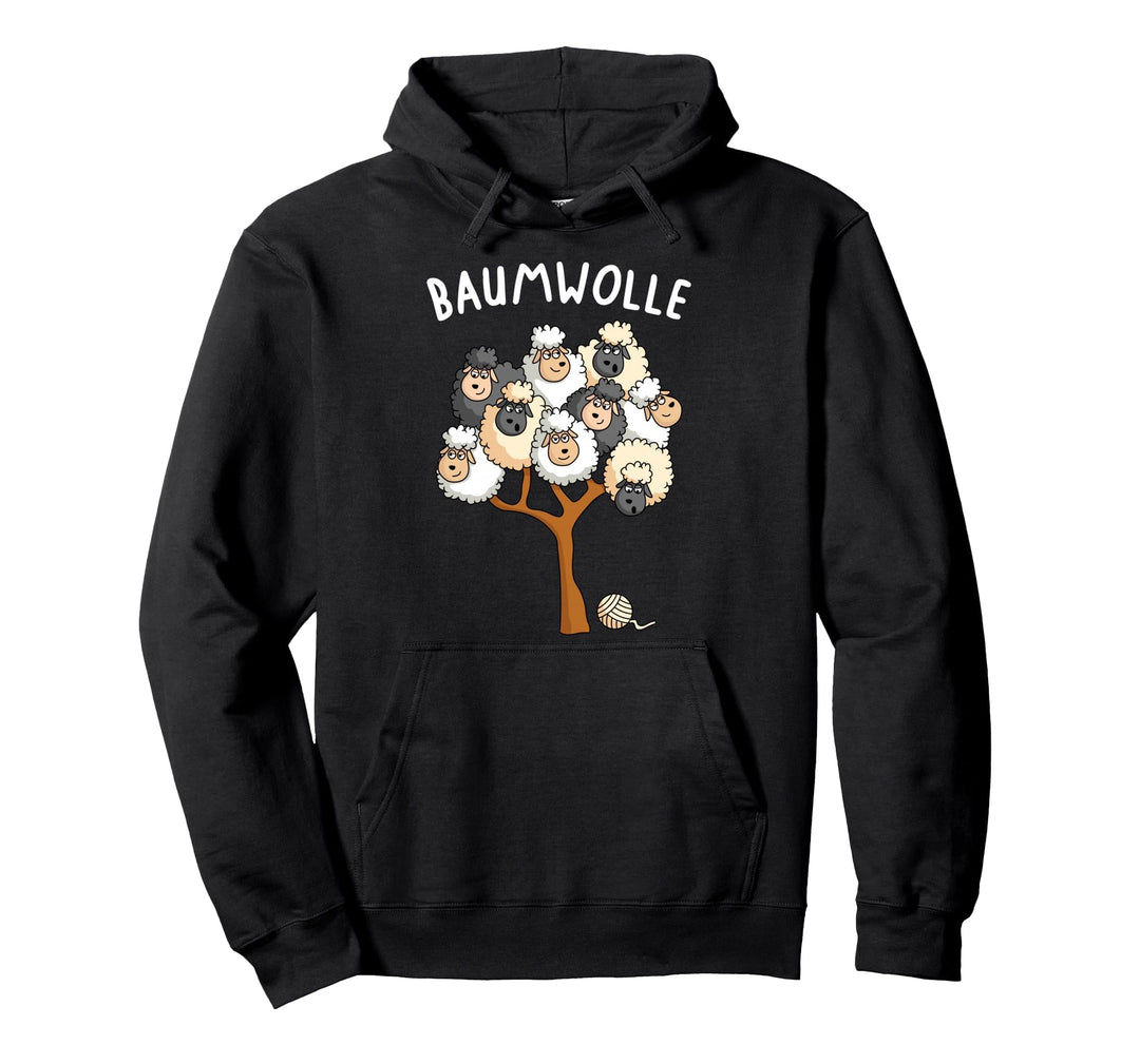 Schafe Landwirt Bauer Comic Cartoon Schafwolle Baumwolle Pullover Hoodie