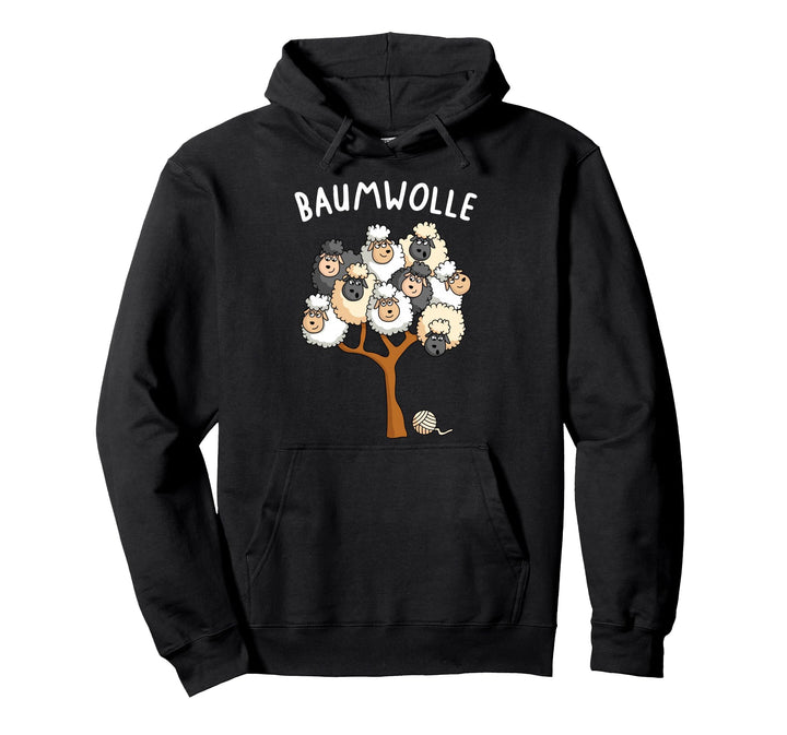 Schafe Landwirt Bauer Comic Cartoon Schafwolle Baumwolle Pullover Hoodie