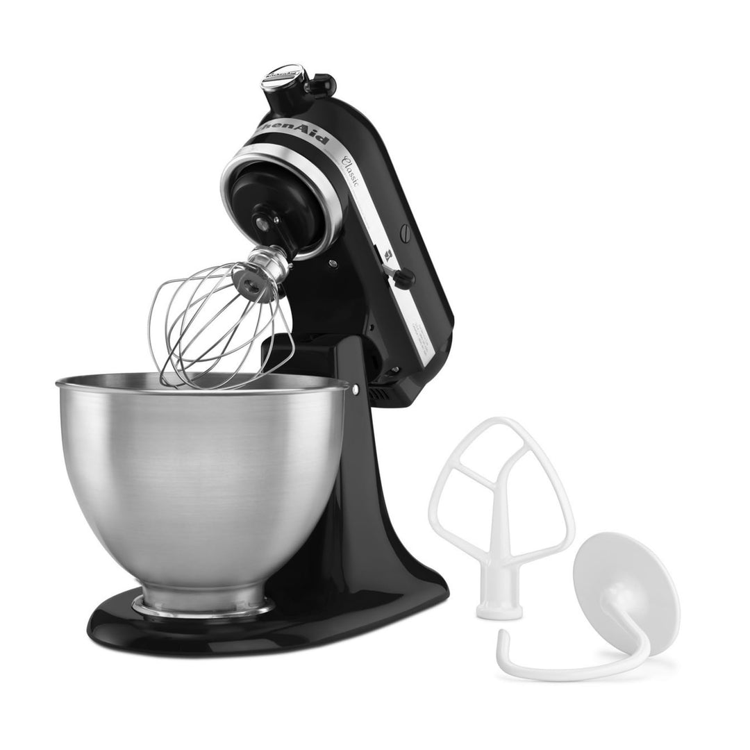 KitchenAid CLASSIC 4,3 L-Küchenmaschinen mit kippbarem Motorkopf, 4.3 L, schwarz Schwarz