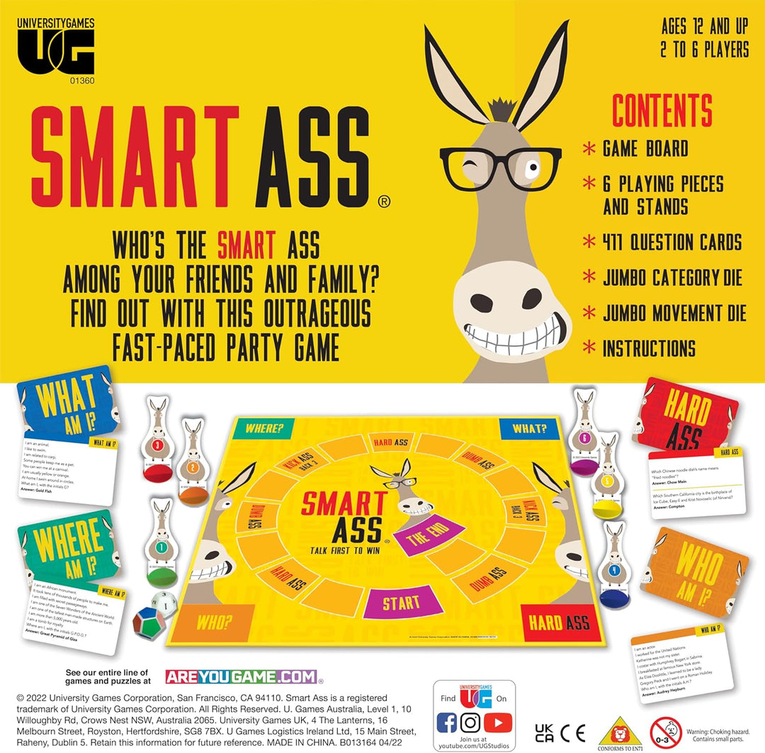 Smart Ass Box-01360 Board Game