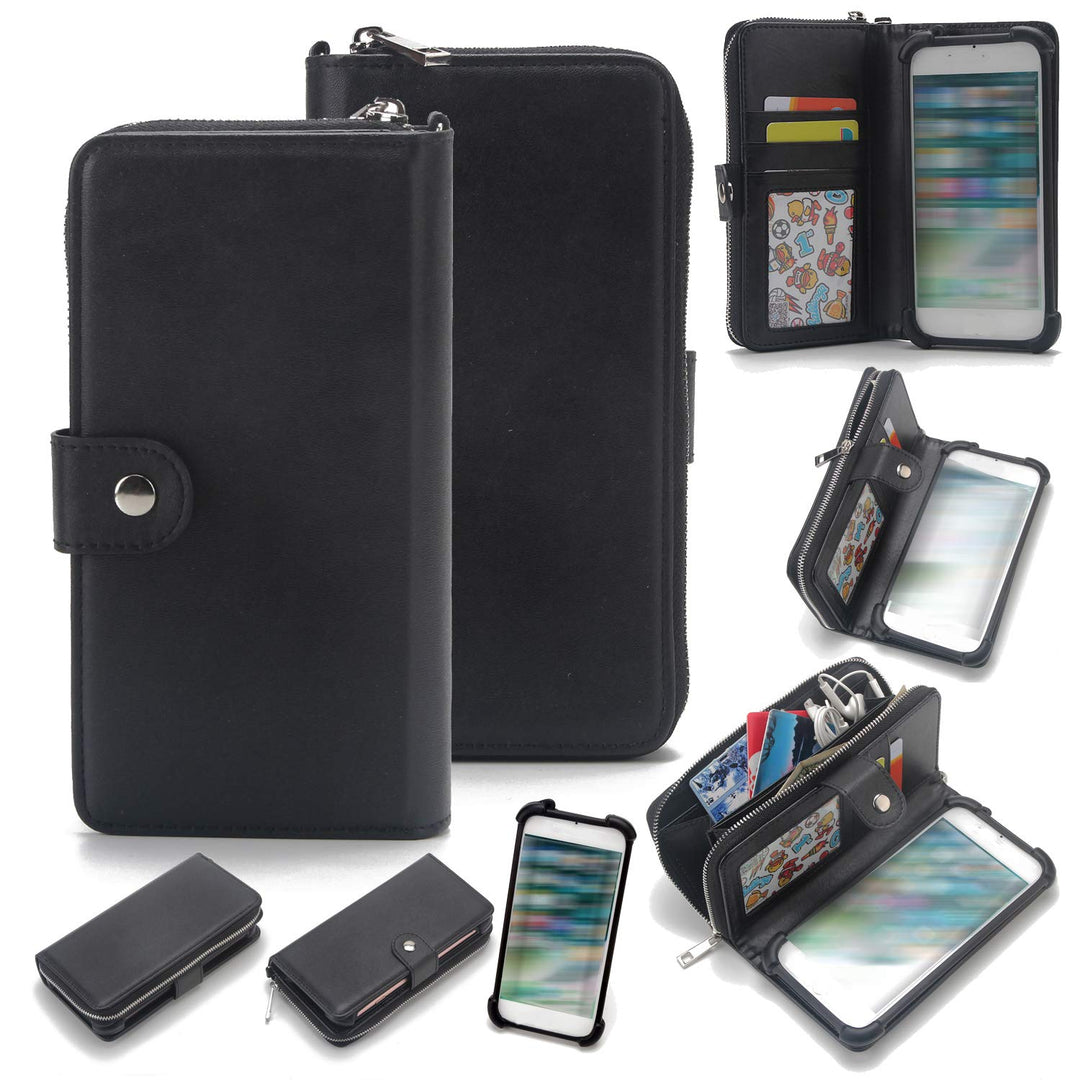 K-S-Trade Für Fairphone 4 Hülle 2in1 Handyhülle Schutzhülle Für Fairphone 4 &amp; Portemonnee Cover Hand