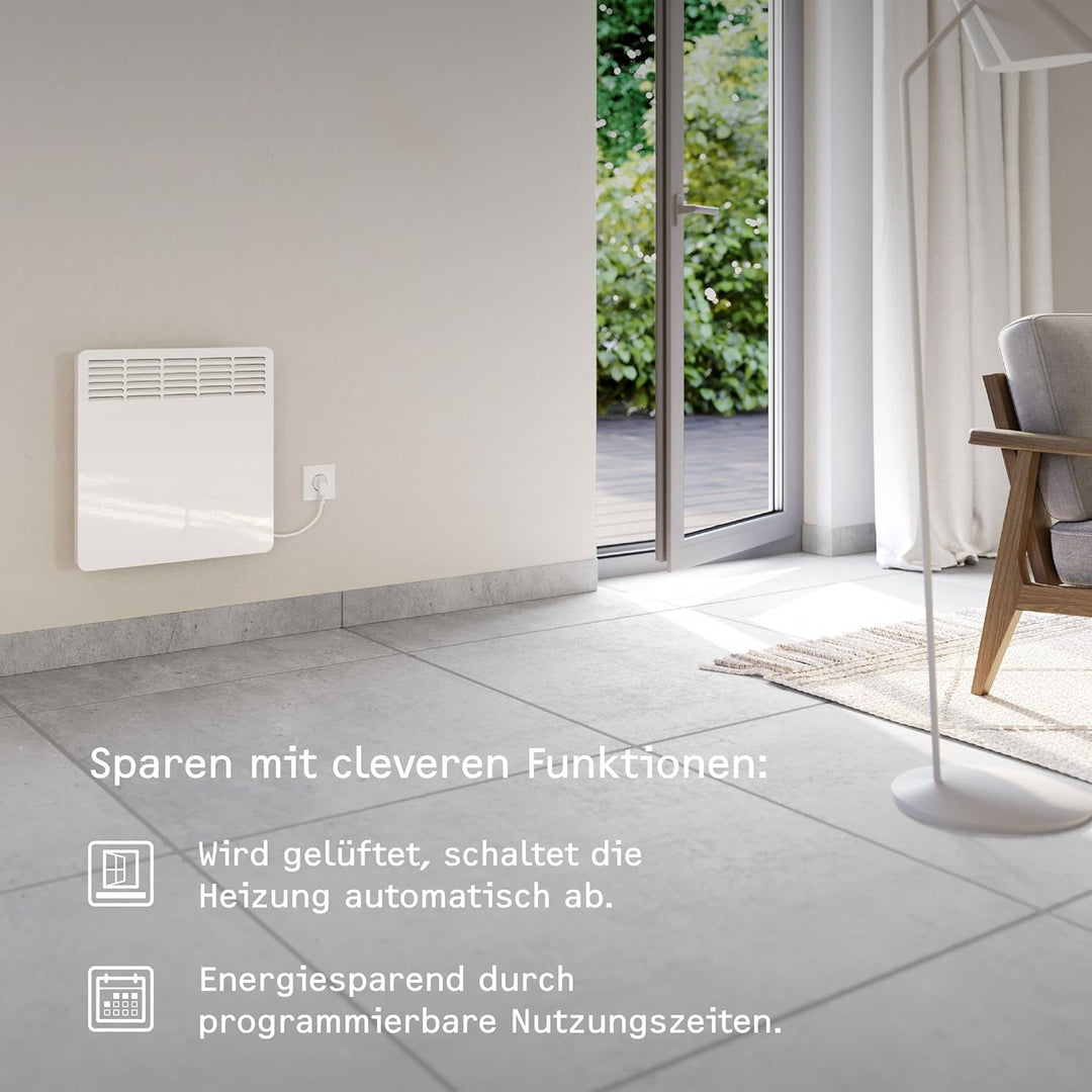 STIEBEL ELTRON Wandkonvektor CNS 200 TREND, 2 kW für ca. 25 m², LC-Display, Wochentimer, Elektroheiz