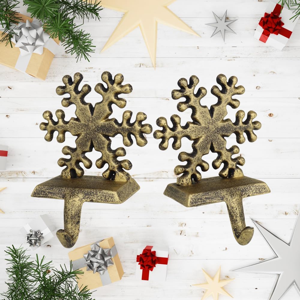 YWZHENYU Weihnachtsstrumpfhalter, langlebige Strumpfaufhänger für Kaminsims, Kamin, Strumpfhaken für
