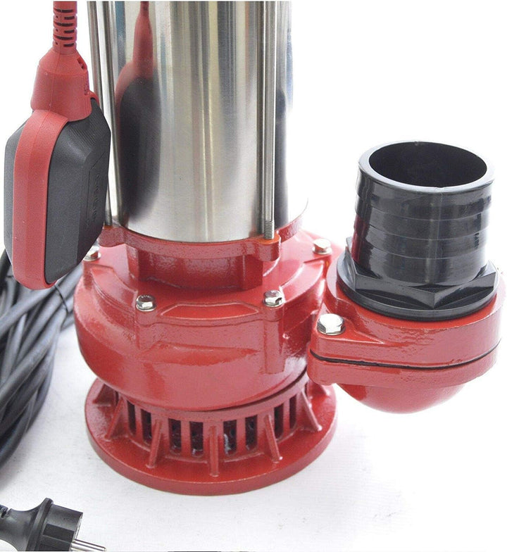 Leistungsstarke Schmutzwasserpumpe SWQ1500 PRO Tauchpumpe Wasserpumpe 1,5kW 1200l/min Grubenpumpe Ba