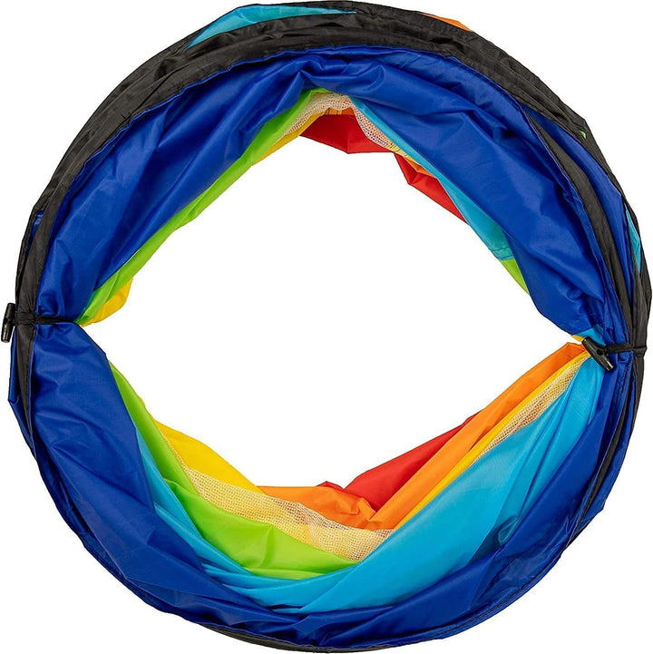 NUBUNI Tunnel XL 180 cm. : Tunnel Kinder : Kriechtunnel : Krabbeltunnel für Kinder : Spieltunnel Kin